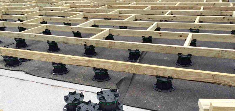 Adjustable Timber Decking Support